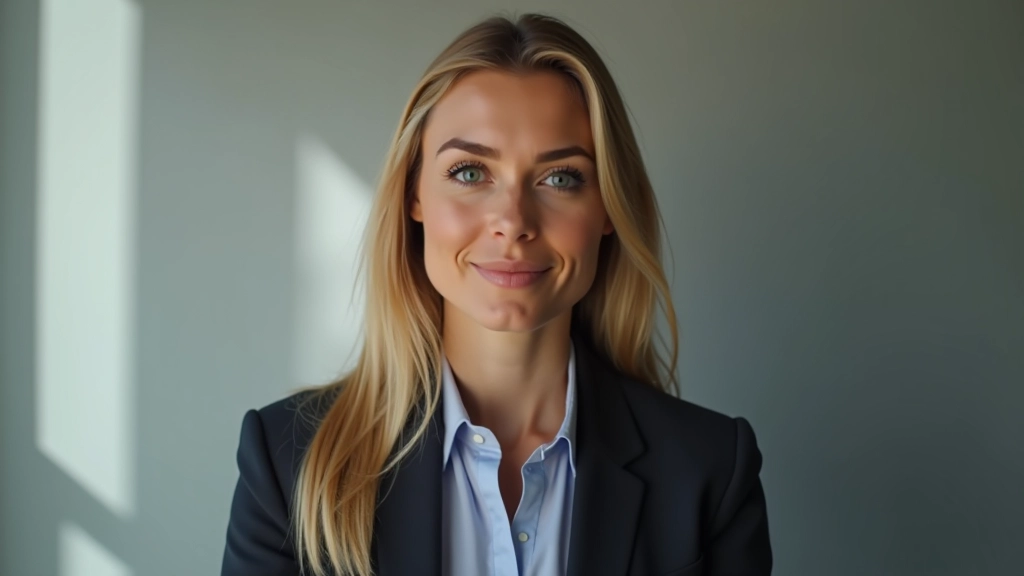 Professora com background em comunicação, expressão profissional e acessível