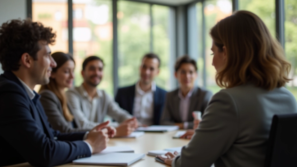 Espaço de aprendizagem moderno com profissionais em conversação avançada de inglês